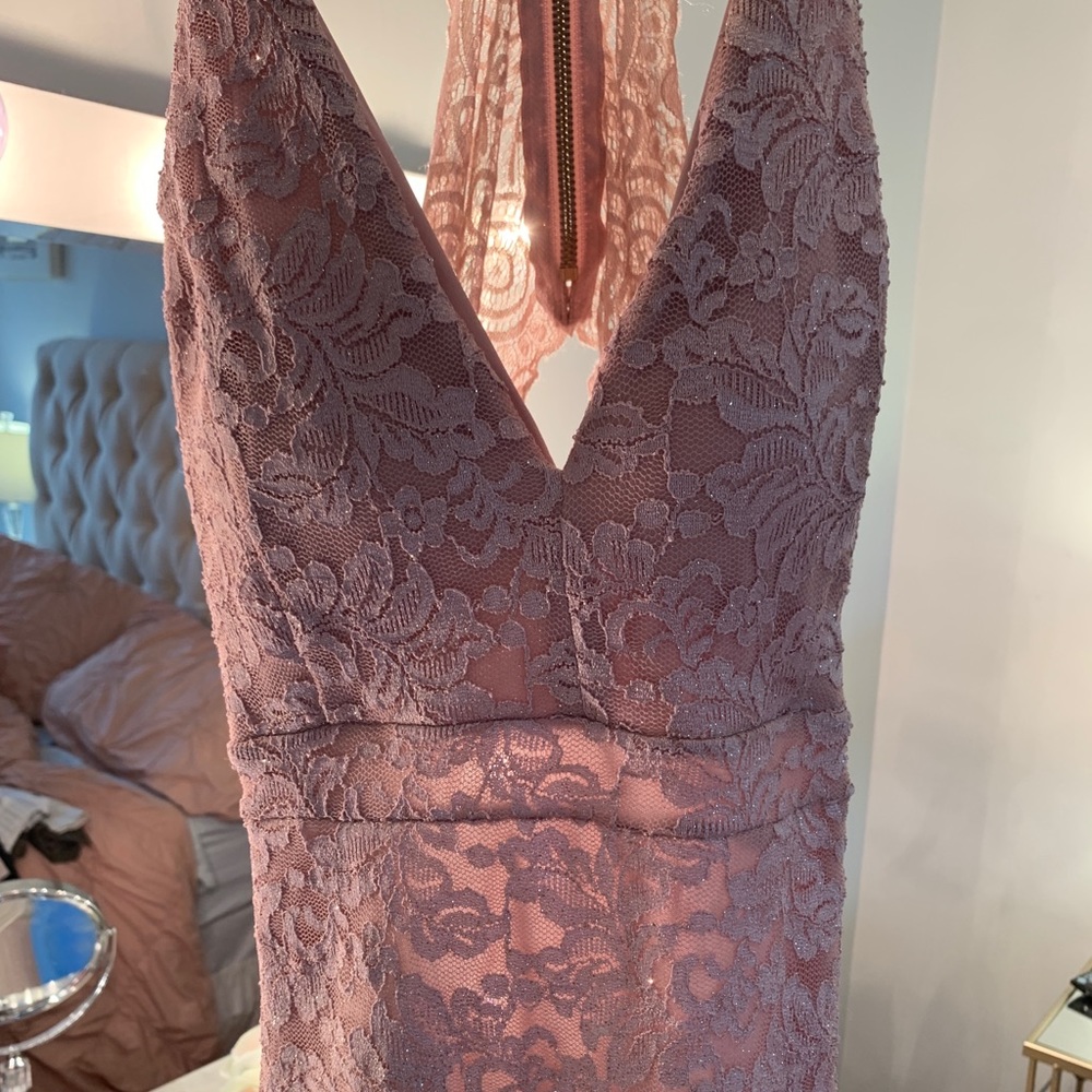 Dusty homecoming dress
